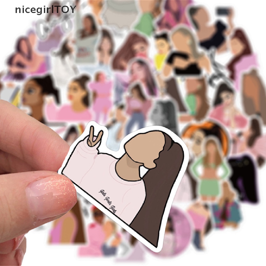 R 50pcs Waterproof Ariana Grande Graffiti Stickers Suitcase Guitar Deco Stickers Hot Shopee Mexico