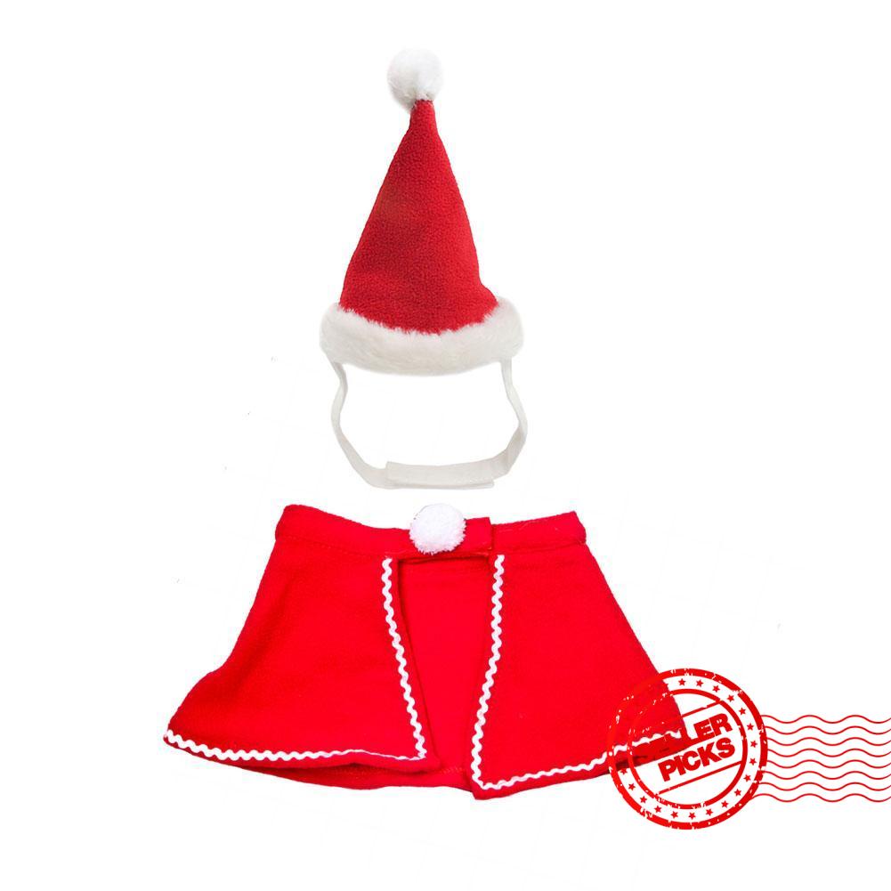 2 X Padre Navidad Santa Sombrero /& Bobble Suave Felpa Talla Adulto Sofisticado Vestido Q084