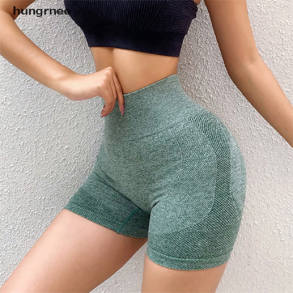 hungrnee] Pantalones Deportivos Para Mujer Nuevo Ciclismo Jogging Cintura Alta Push Up Gym shorts Leggings MX | Shopee México