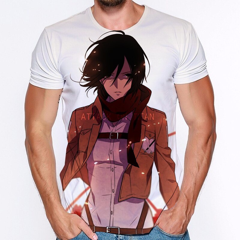 2022 Hot Anime Attack On Titan T Hombres Nuevas Camisetas Pareja Streetwear  Tshirt Tee | Shopee México