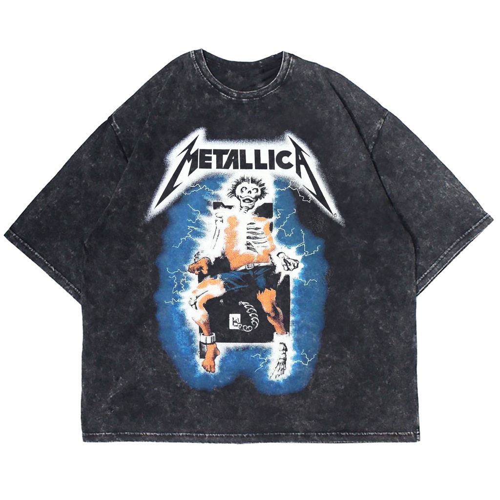 Vintage Tie-dye Metallica "Metal Up The Millenium" Kleding Herenkleding Overhemden & T-shirts T-shirts T-shirts met print 