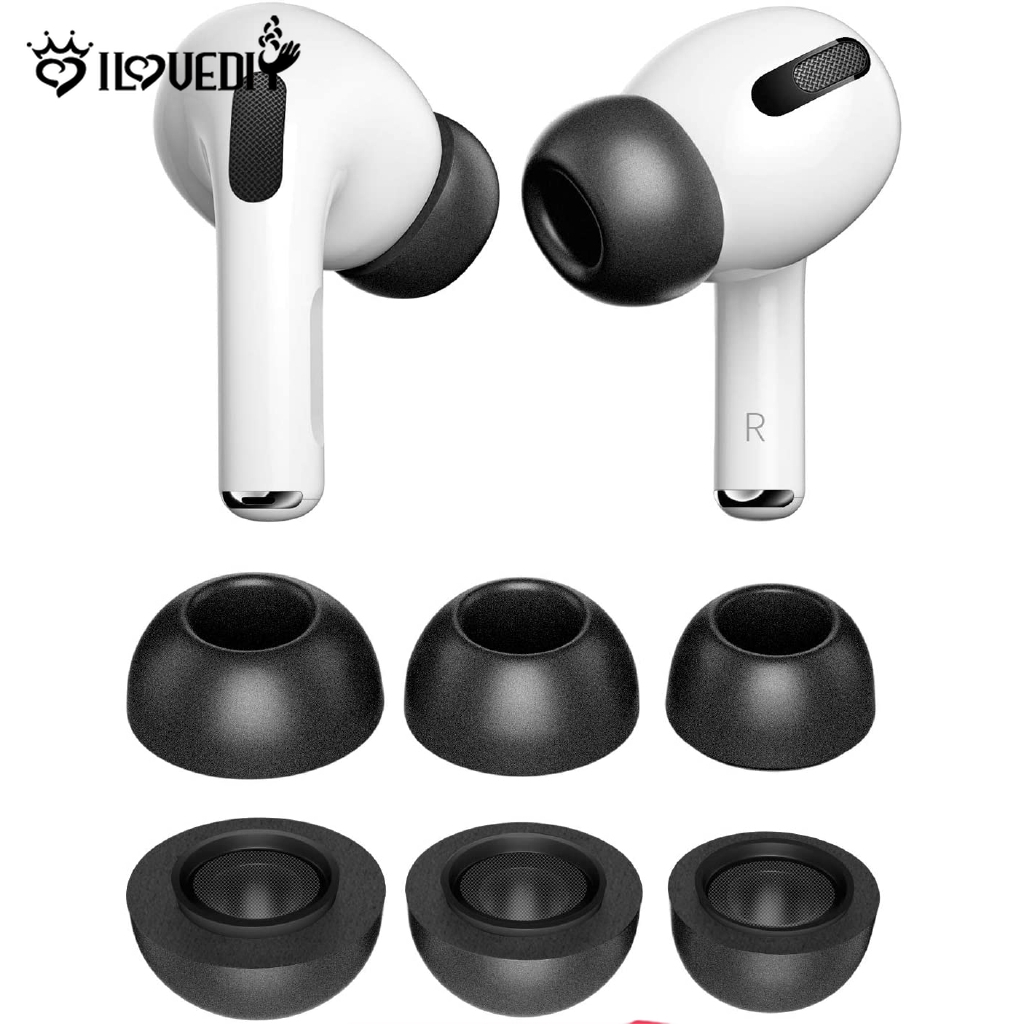 Okuli Espuma Auriculares Puntas del Oído Suave Earbuds para Apple AirPods Pro Auriculares Medio 