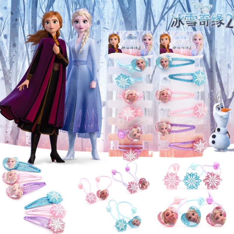 Horquillas Princesa Frozen Elsa Frozen estilo schne copos Pinzas de pelo Hair clips 