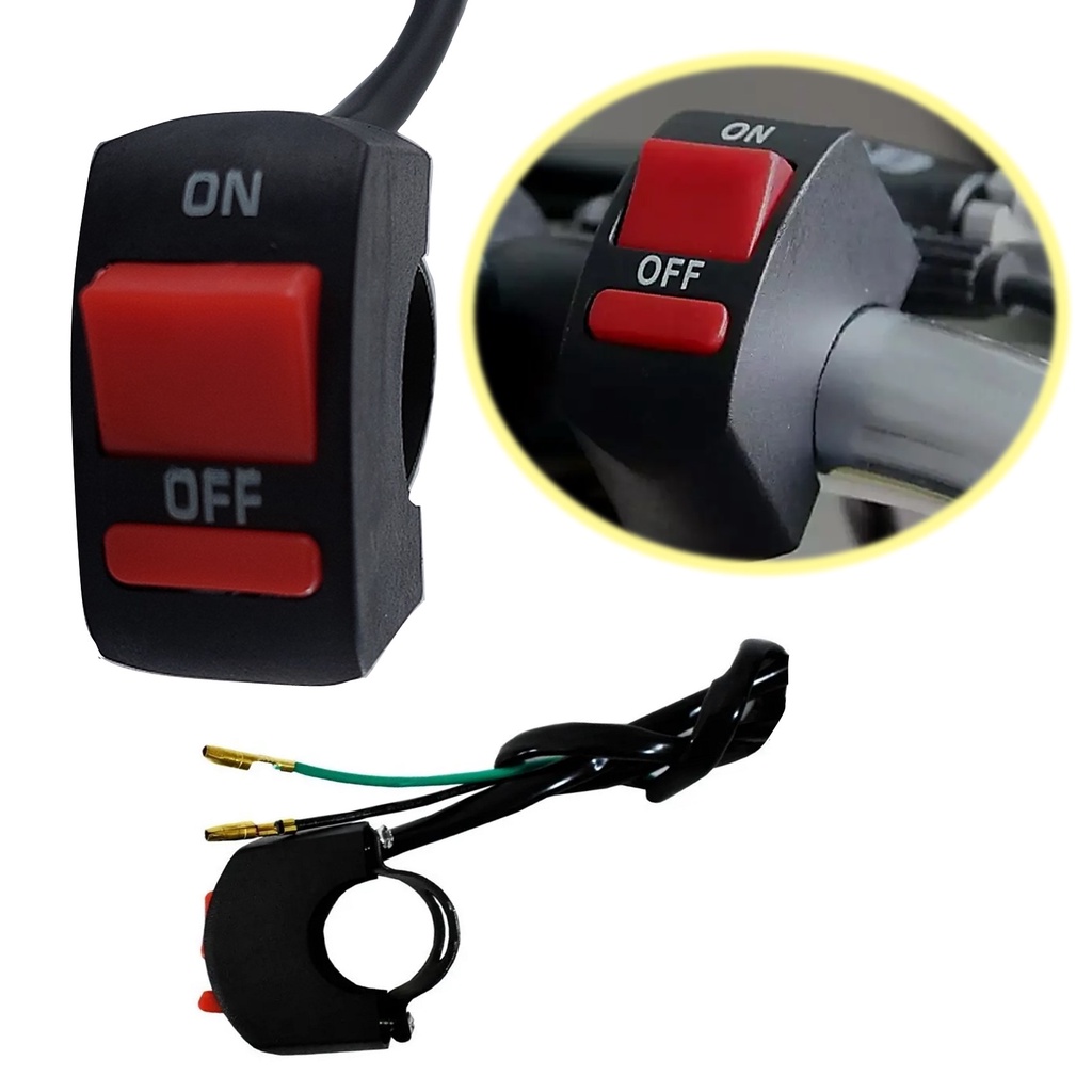 Switch moto Interruptor para motocicleta Intermitentes Leds Faros led
