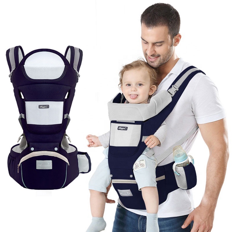 mochila bebe bebes accesorios Mochila ergonómica para bebé de 48 meses con Hipseat para recién nacidos, mochila portabebés multifunción, taburete de cintura envolvente, canguro para bebé mochila portatil portabebe | Shopee México
