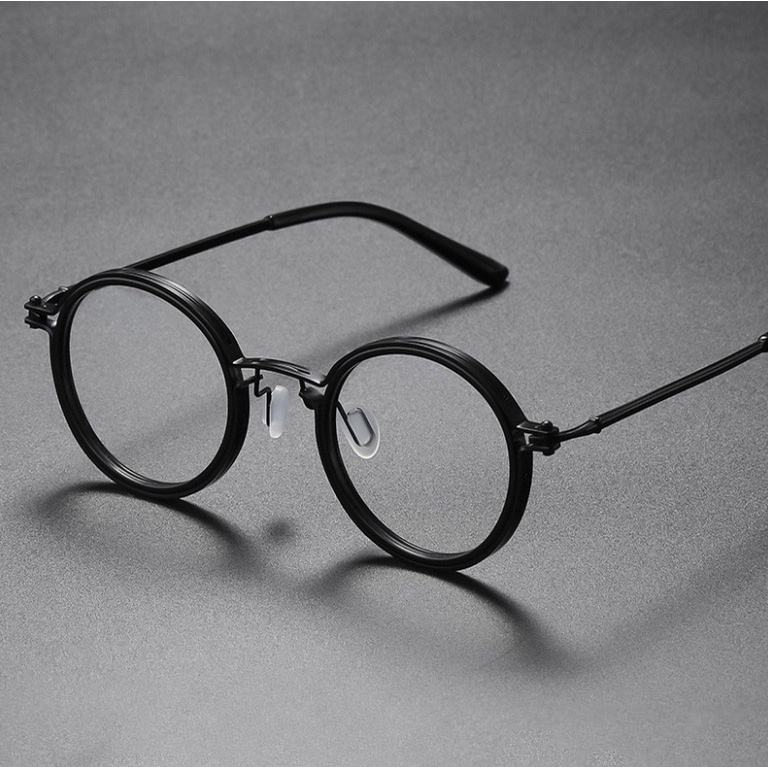 OULYLAN Lentes Redondos De Aleación Para Hombre Ópticos Retro Luz | México