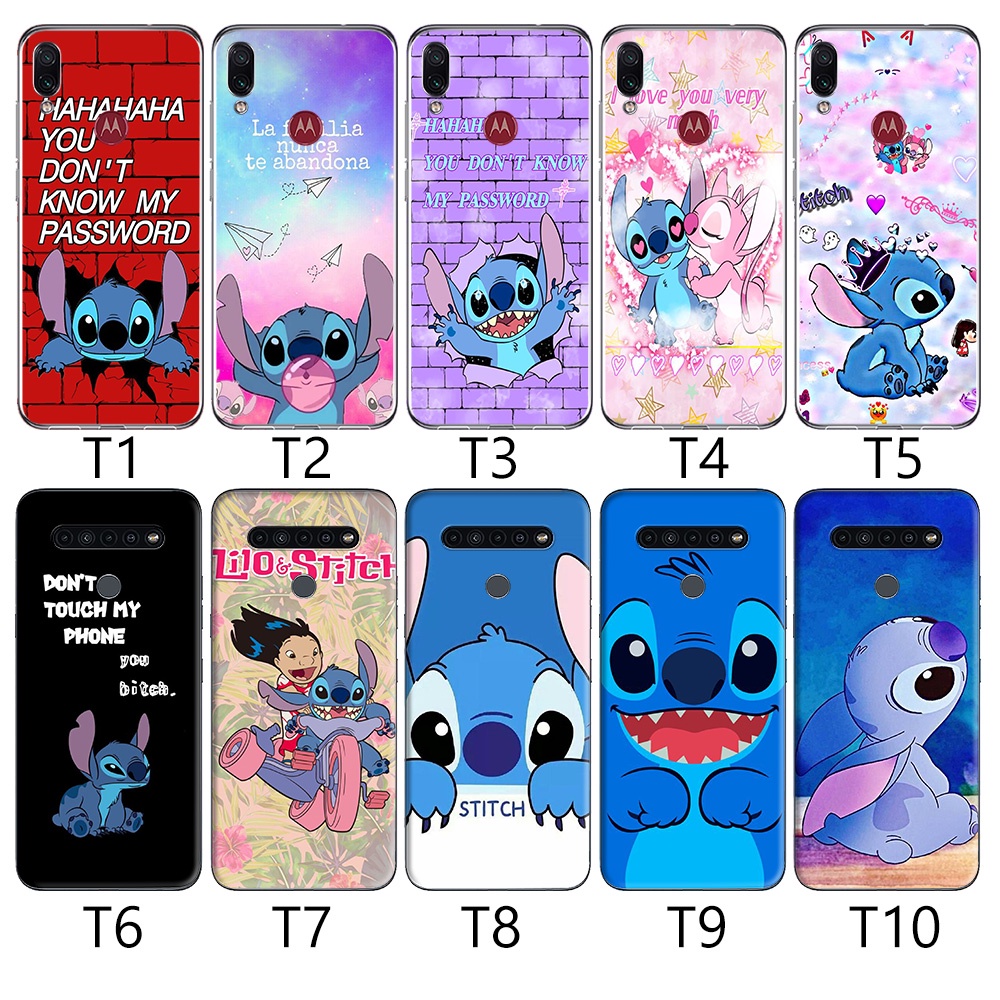 Funda Transparente Con Dibujo Lilo Stitch Para Motorola P40 Edge Z Z2 Play Plus Shopee Mexico