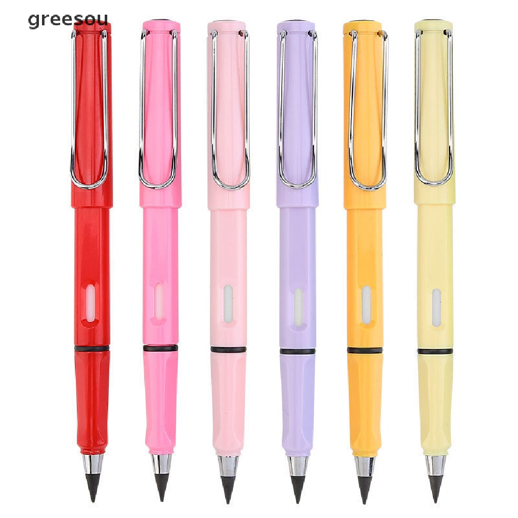 Drawing Drafting Signing Pen for Writing caapmony Metal Inkless Pen 4 Pieces Metal No Ink Pencil Infinite Metallic Write Pen Metallic Erasable Pen for Kids and Adults School Supplies Home 