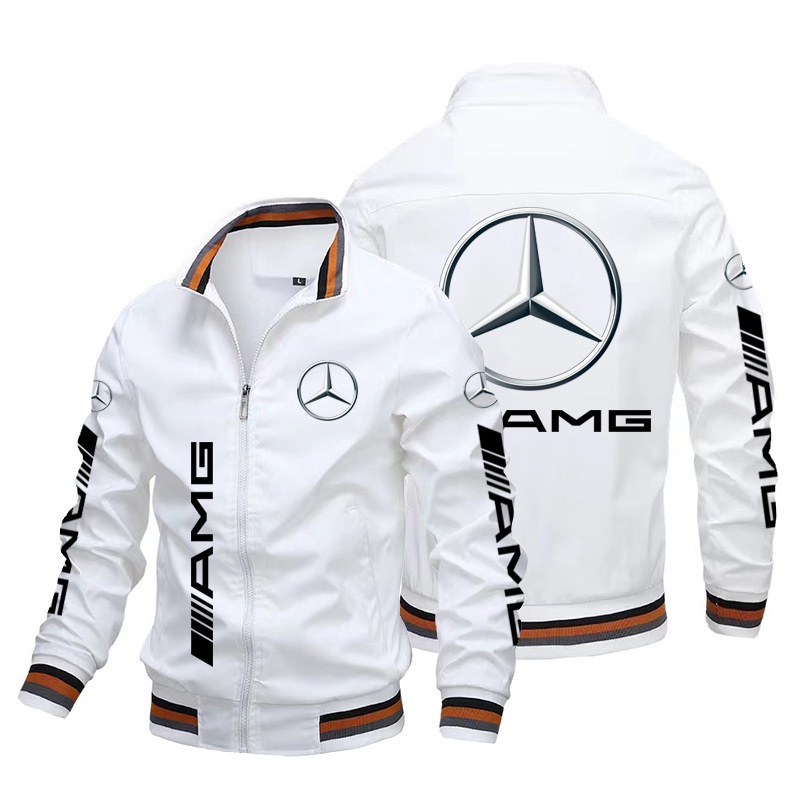 F1 Mercedes-Benz LOGO Chamarra E260 E300 GL450 GLE450 GLA Ropa Deportiva  Cuello De Cremallera AMG Manga Larga Suéter Piloto | Shopee México