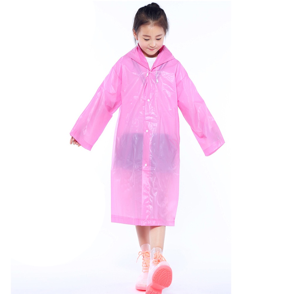 QIKADO Regencape baby unisex Wasserdicht Regenponcho Regenmäntel mit Kapuze für