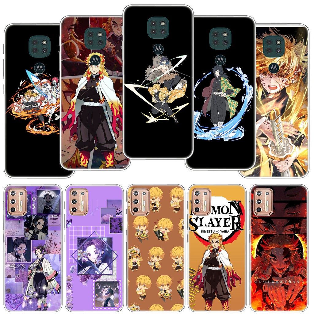 Motorola Moto G6 Play E4 Plus E4 G6 G6play Silicone Phone Case Soft Casing Ea179 Demon Slayer Agatsuma Zenitsu Kamado Tanjirou Nezuko Cover Shopee Mexico