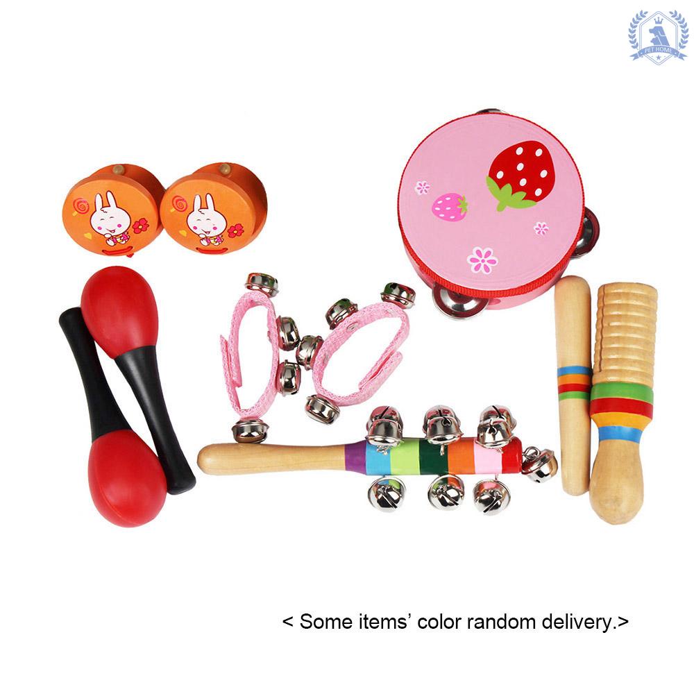 Ogquaton Juguete de Instrumento de percusión de Campanilla de Tono único con mazo Aprendizaje de Juguetes Musicales para niños Regalo de niños con Estilo y Popular 