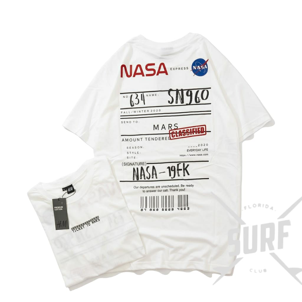 Nasa H&M ORIGINAL Surf camiseta de los hombres ropa UNIQLO DISTRO | Shopee  México