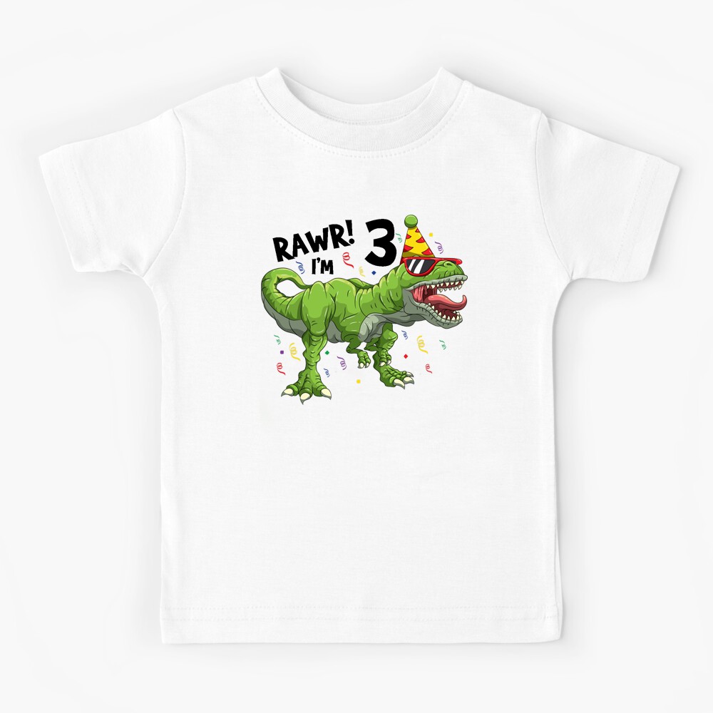 2022 Camiseta Para Niños Rawr I'm Three four five t-Rex Dinosaur baby kid  shirt Funny graphic young crewneck hipster Fashion vintage unisex casual  girl boy cute kawaii tees children top S-3XL |