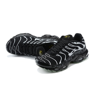 Nike Air Max Plus Spider Web Halloween Cushion Zapatos Para Correr Prácticos Hombres Plata Negro 40-46 | Shopee
