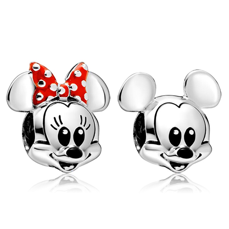 Disney Series Pulsera Accesorios Cuentas Mickey Minnie Sueltas Pandora
