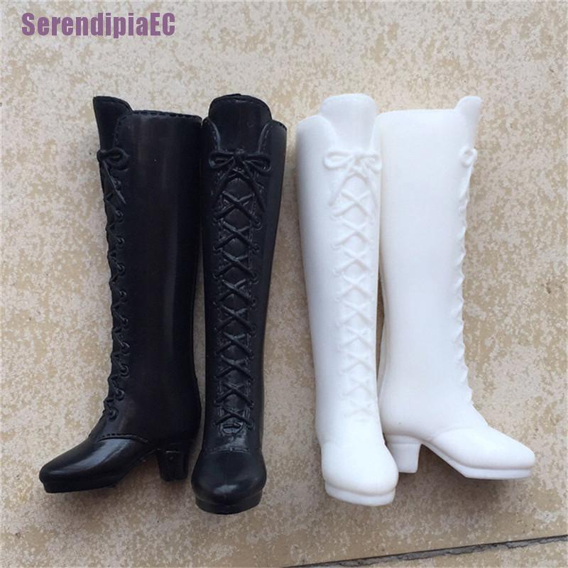 SerendipiaEC : Botas Largas Casuales De Tacón Alto Lindos Zapatos De Ropa  Para Barbie Muñeca Vestido Accesorio | Shopee México