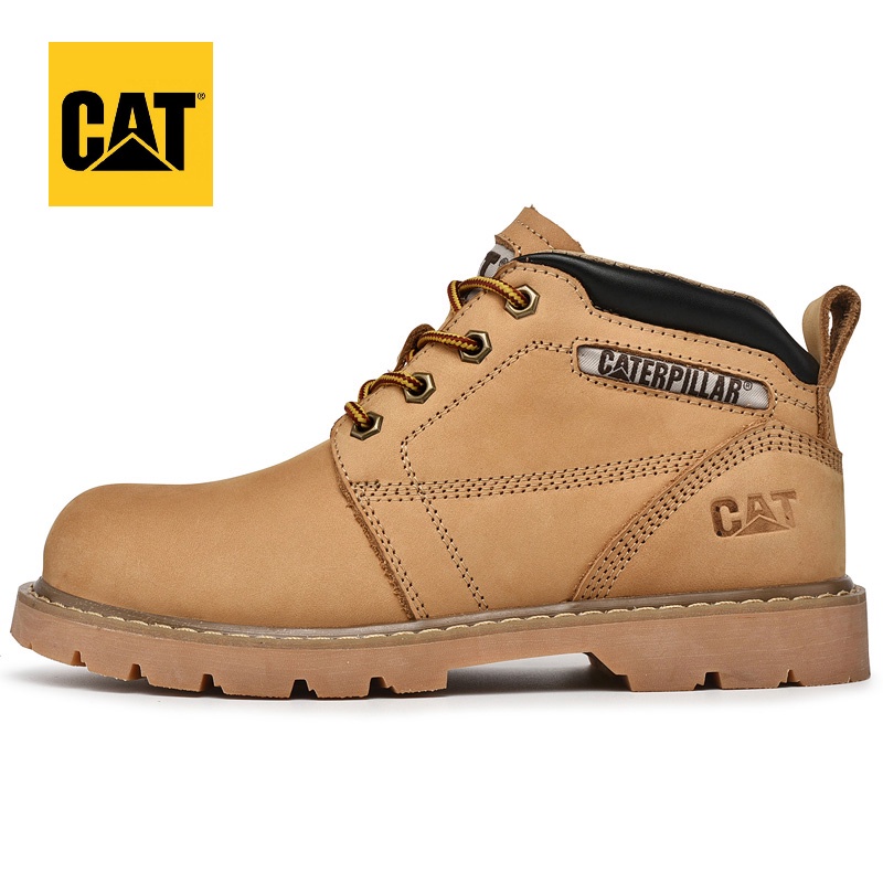 zapatos caterpillar hombre Caterpillar Botas De Hombre Casual Cuero Al Libre Trabajo Vaquero | Shopee