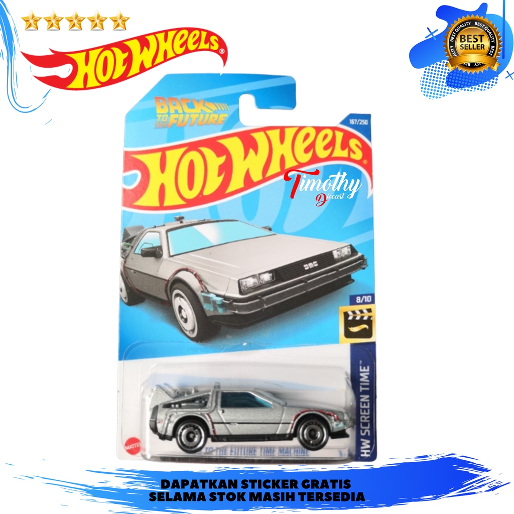 Hot Wheels HW Screen Time Back To The Future Time Machine Shopee México