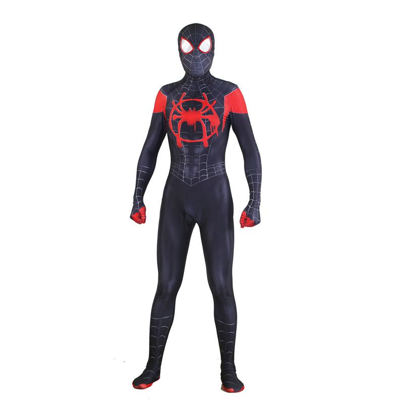 Traje de Cosplay de Spider-Verse para niños y adultos Miles Morales |  Shopee México