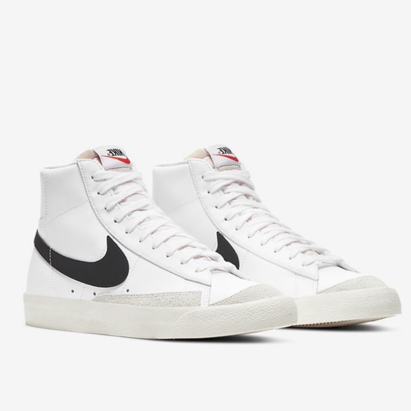 nike blazer mid '77 vintage white black womens size 8