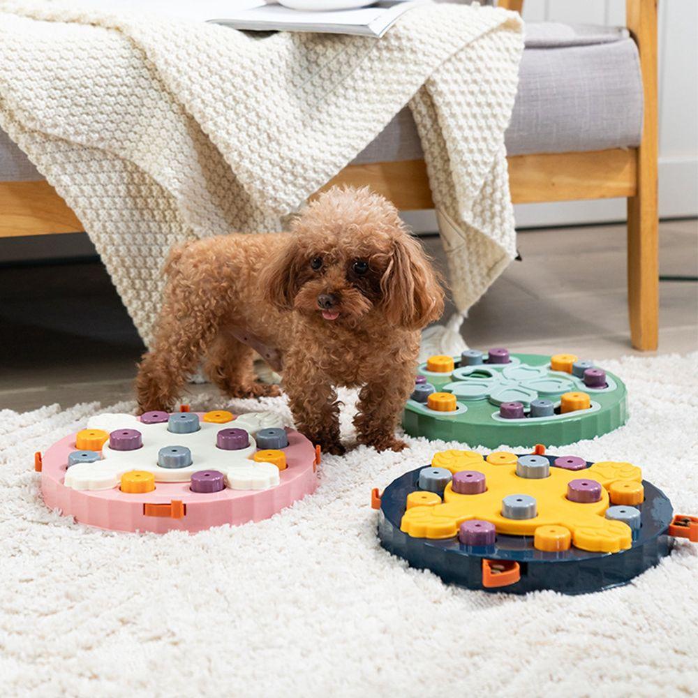 alimentador de juegos antideslizante juguetes interactivos rompecabezas inteligente para mascotas Juguete de comida para perros mejora el entrenamiento de IQ para perros 