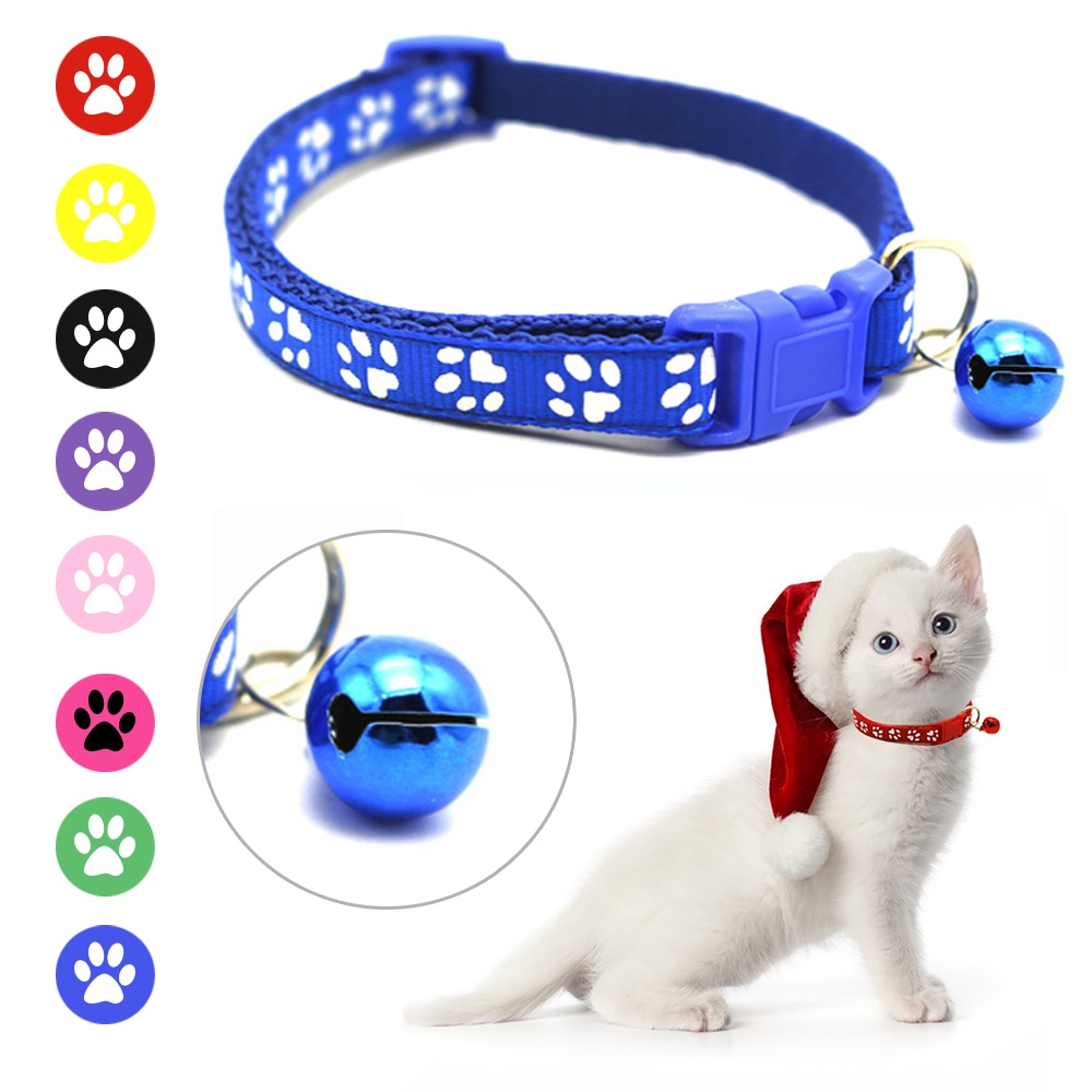 reflectante Mackur Collar para mascotas con cascabeles para gato y perro collar fluorescente para perro suministros para mascotas Amarillo 1 pieza tela 19*1 cm 