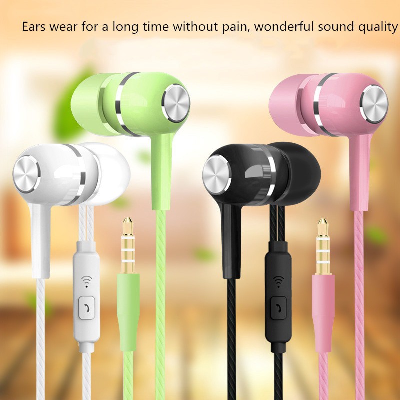 New Sport Earphone wholesale Wired Super Bass 3.5mm Crack