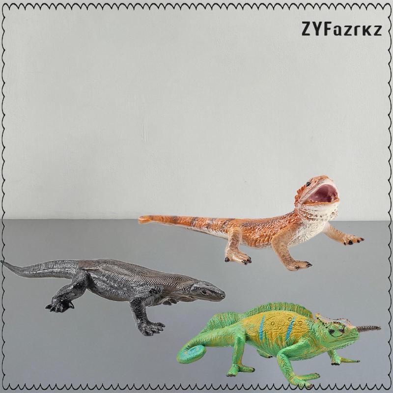 2x Figuras De Animales De Plástico De Simulación Modelo 