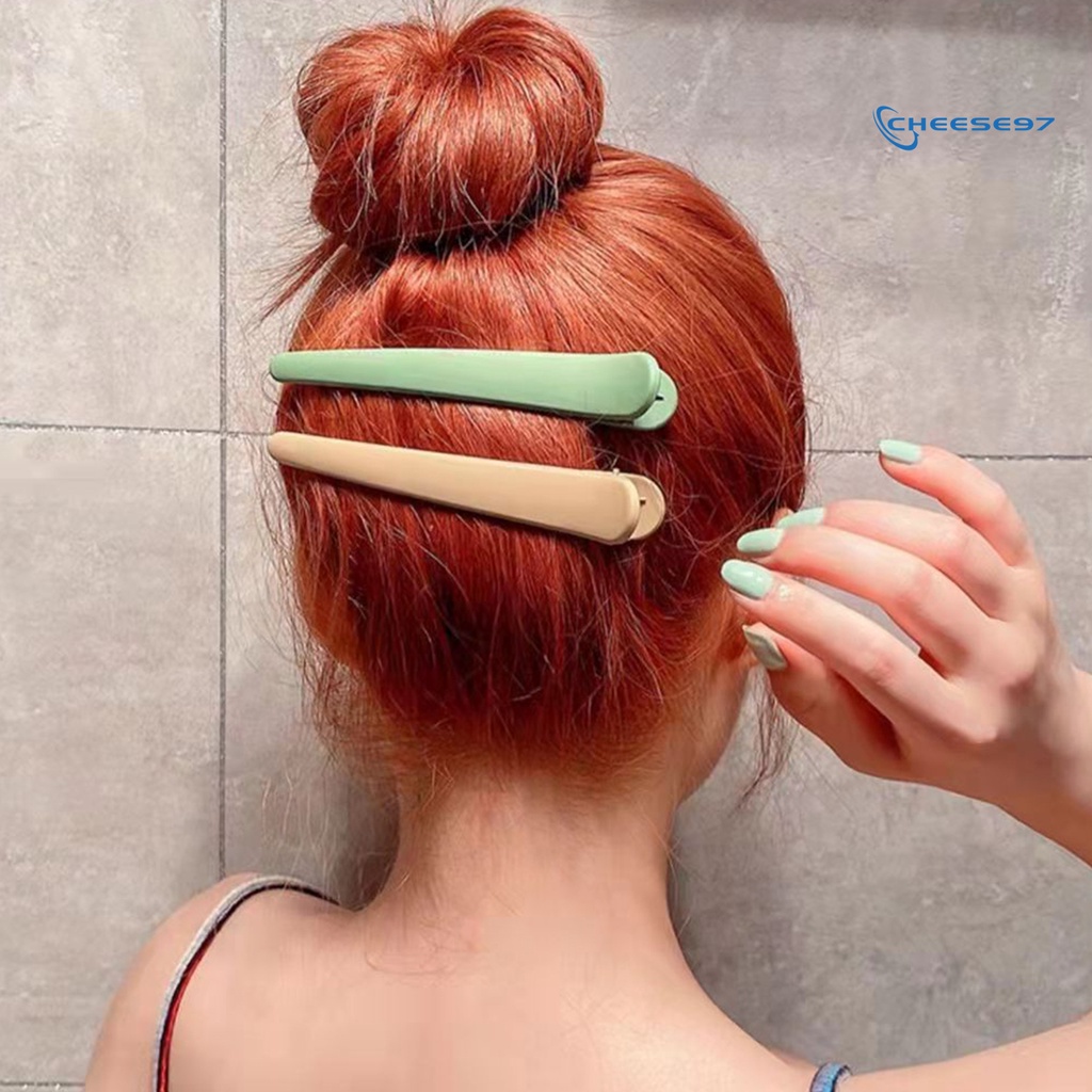 Clip De Peinado Color Sólido Durable Portátil Largo Resistente Fijar El  Cabello Ligero Antideslizante Sección De Salón Herramienta | Shopee México