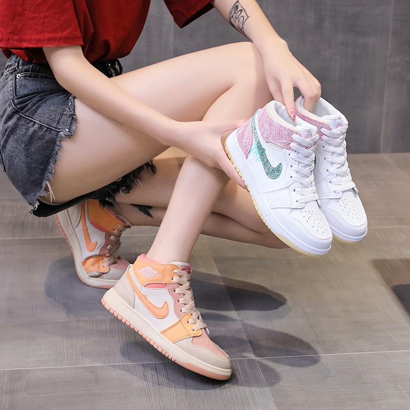 Air baloncesto Jordan 1 tenis retro De tubo Alto Og auttico transpirable  Para mujer | Shopee México