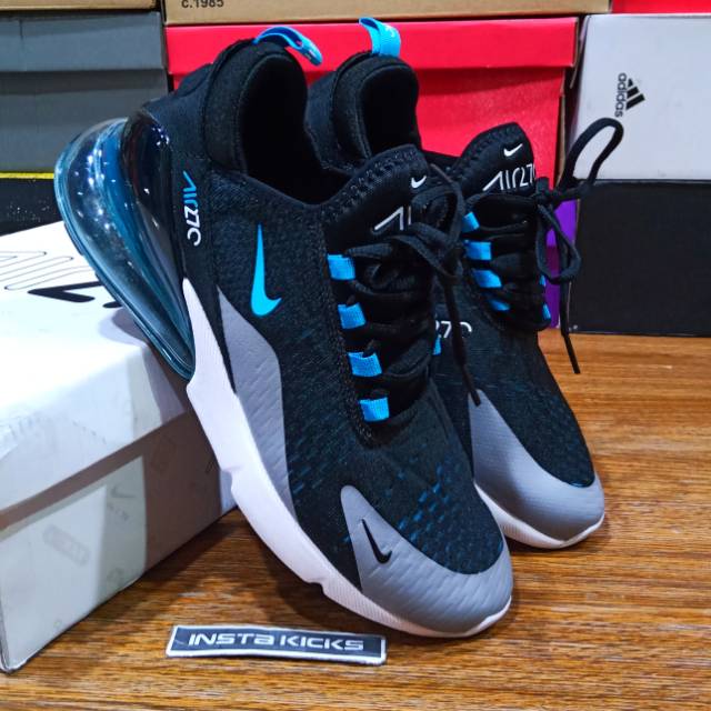 Hacer deporte enlace Chirrido Nike Air max 270 Negro Turquesa Azul Zapatos De Hombre . Premium | Shopee  México