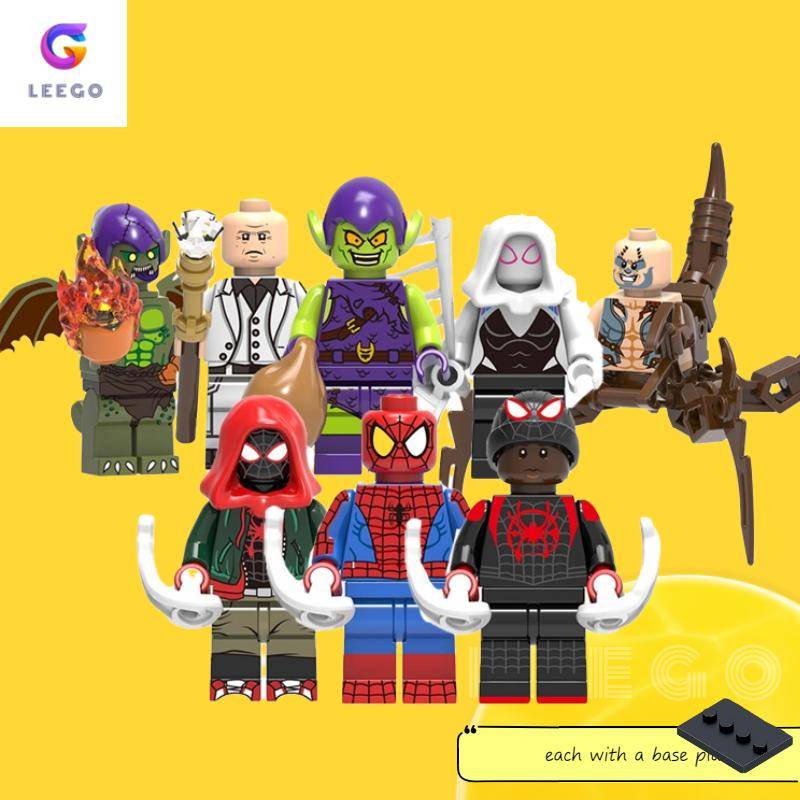 Ultimate Spiderman Lego Green Goblin minifiguras Spider-Gwen | Shopee México