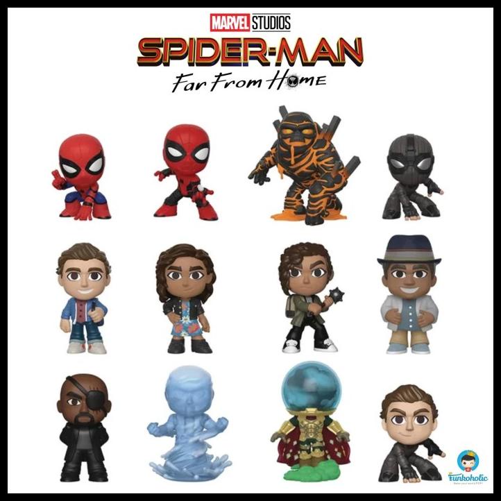 Funko Mystery Minis Marvel - Spider-Man lejos de casa (1 pieza y al azar) |  Shopee México