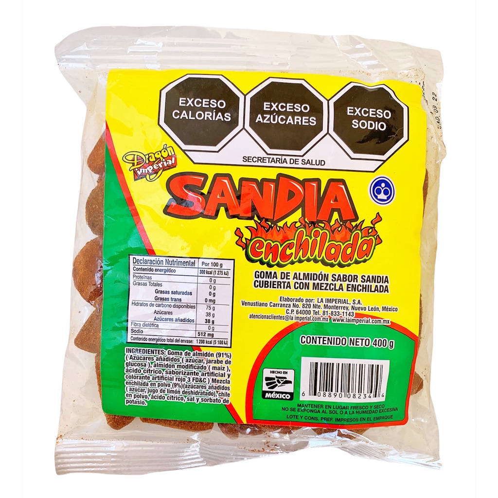 Gomitas Sandia Enchilada 50 Piezas La Imperial Shopee México