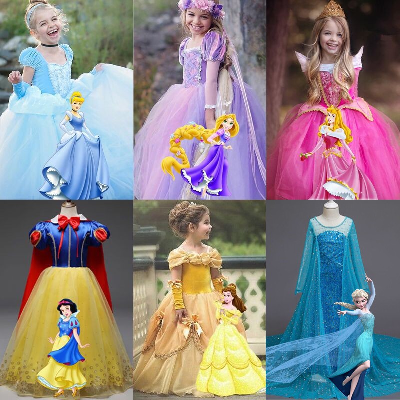 Vestido De Princesa Para Niñas , Disfraz De Halloween Fiesta De Cumpleaños  , Ropa Para Niños , Sofía | Shopee México