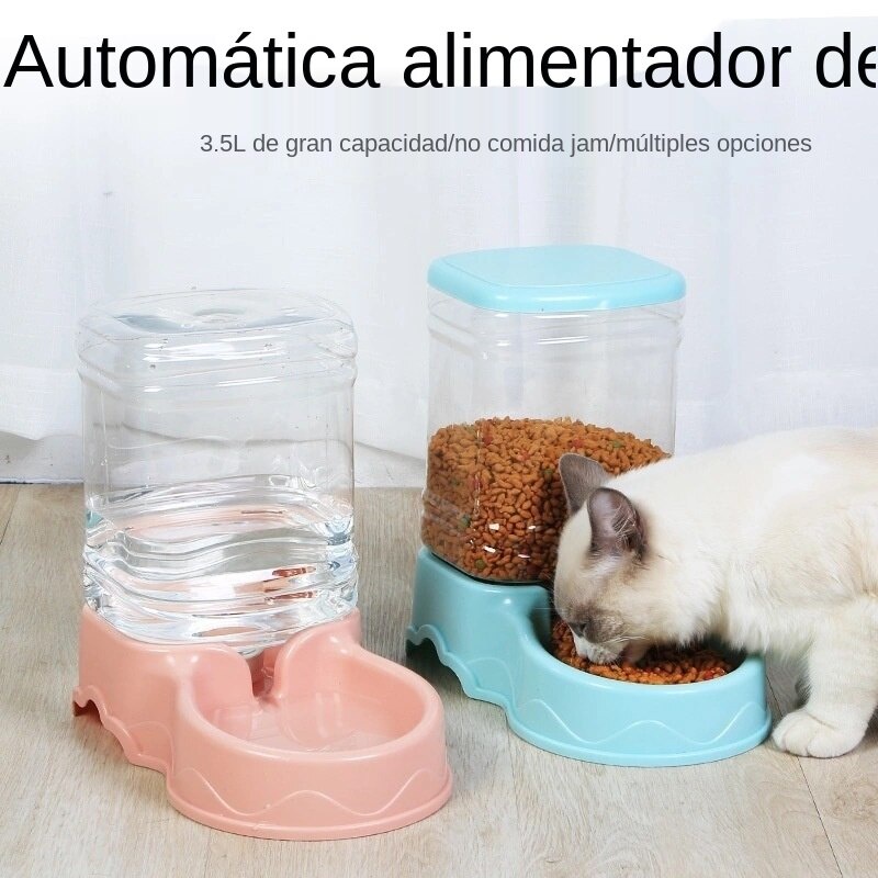 para gatos KJ-KUIJHFF Cuenco de agua automático para perro pájaros y cabra 