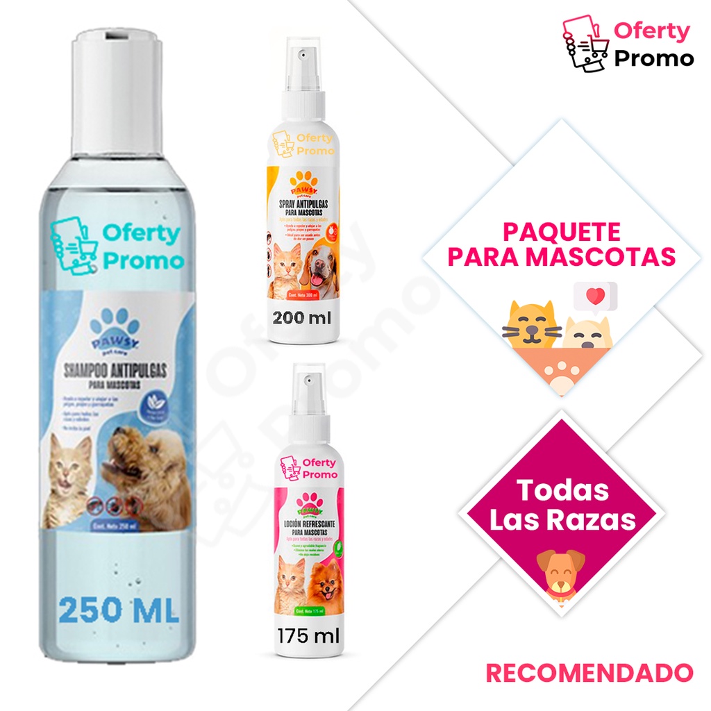 Shampoo Para Perros Y Gatos ELIGE TU PAQUETE FAVORITO Shopee México
