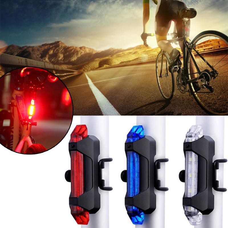 Super Bright Battery Powered Rear Tail Bike Light Lamp Taillight Waterproof Bright 5LED Cycling Bicycle Safety Rear Light 