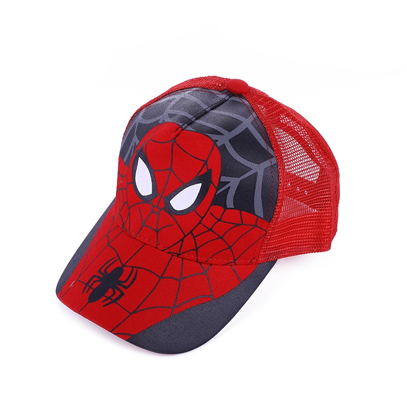 50~54CM PRETAY Spiderman Gorra de bisbol Shade Hat Sombrero Sol al Aire Libre para Niños y Niñas Color Size Black M 