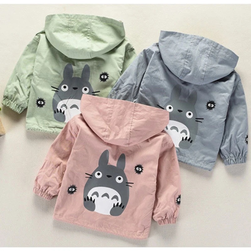 Totoro Bebé Niñas Abrigo Lindo Dibujos Animados Primavera Otoño Con Capucha  Cremallera Niños Chamarra 1-5 Años Ropa Para | Shopee México