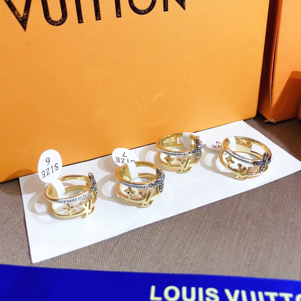 Louis Vuitton Anillo Para Las Mujeres Fresco Simple Estilo Coreano