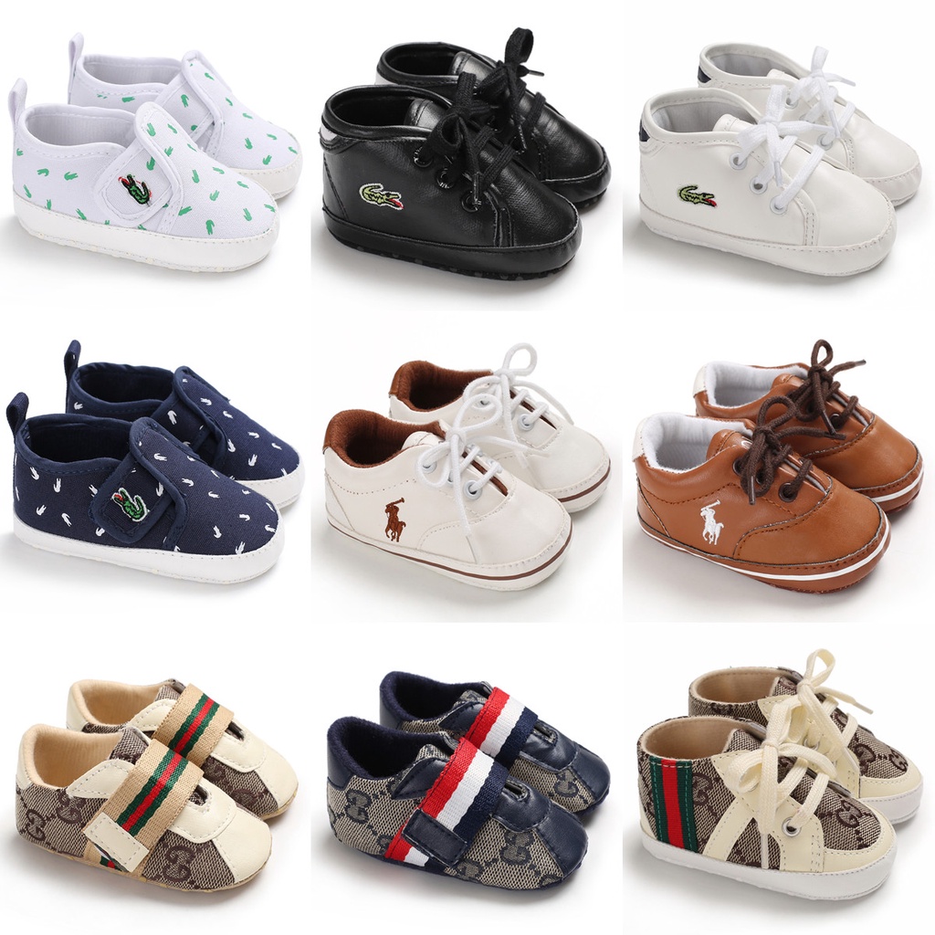 Zapatos De Recién Nacido Para Niños Pre-Walker Cochecito De Suela Suave Primavera/Otoño Zapatillas De Deporte De Bebes Entrenadores Casuales | Shopee México