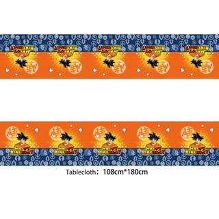 Kira Dragon Ball Tema Fiesta Son Goku Fondo Mantel Plato Cena Bandera Globo  Decoración Conjunto | Shopee México