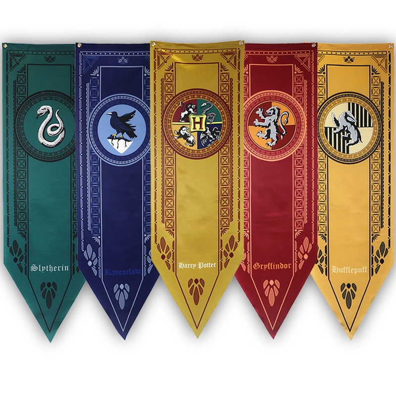 Harry Potter Decoración Colgante Bandera Bar KTV Tema Colorido Banderín Colorida