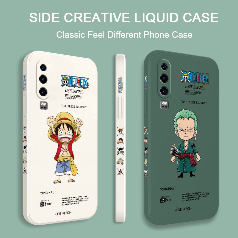 Funda De Teléfono Para Huawei P30 P20 Pro Lite 2019 Pirate Kids Silicona Líquida Alrededor De Protección