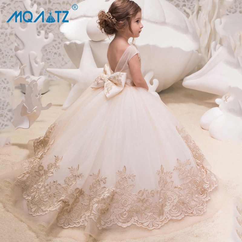 MQATZ Vestido Formal Bordado Para Niños De Dama De Honor Para Niña Disfraz De Arco Boda Fiesta Princesa Vestidos Niñas Adolescente Noche 2-13 Años LP-299 | México