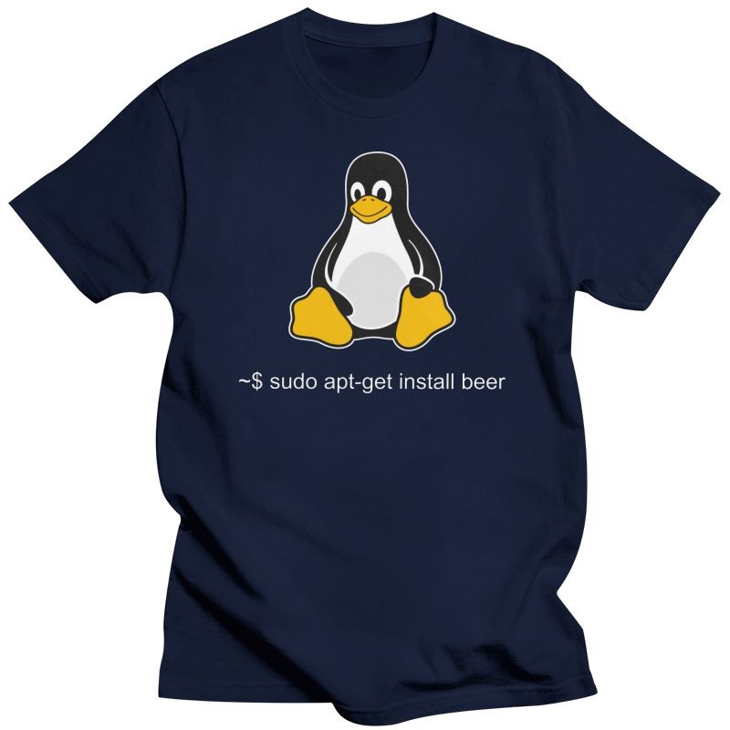 Divertido Linux Sudo Consígueme Una Cerveza Camiseta Hombres Manga Corta  Pingüino Programador Desarrollador De Ordenador Geek Nerd Algodón Tee Tops  | Shopee México