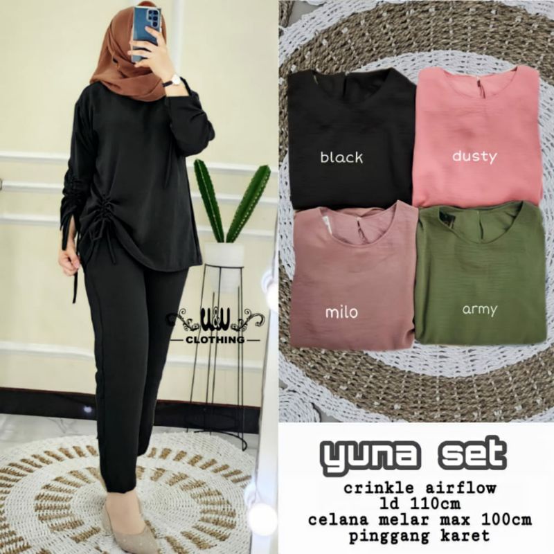 Conjunto de ropa de mujer Yuna ORI BY WW CLOTHING | Shopee México