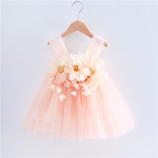 Vestido De Niña Para Bebés , Flores , Vestidos De Niños Fiesta Princesa Tul  Niñas De 80 90 100 110 120cm | Shopee México